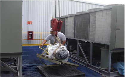 MONTAJE DE COMPRESOR DE TORNILLO